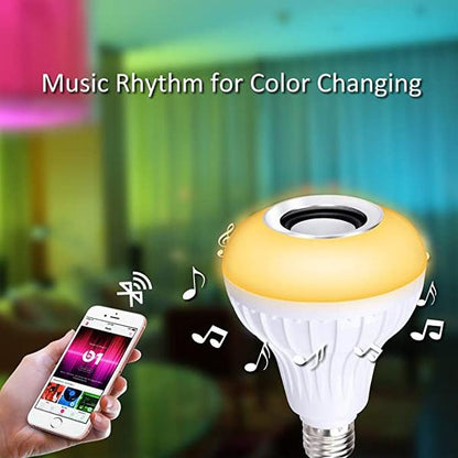 Smart LED Bulb with Bluetooth & Remote Control