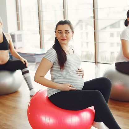 Core Training Exercise Ball with Inflation Pump