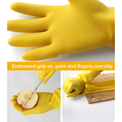 Durable Yellow Gloves for Gardening & Home Tasks