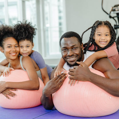 Core Training Exercise Ball with Inflation Pump