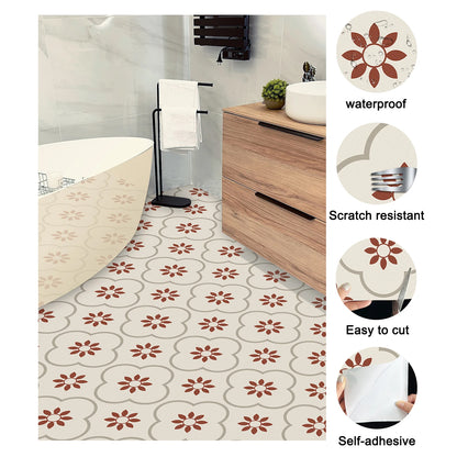 Peel And Stick Floor Tiles Kitchen  Bathroom Backsplash Sticker Detachable Waterproof Diy Tile Stickers For Wall Decoration Tiles Home Decoration (8x8 Inch  10 Pcs Set)