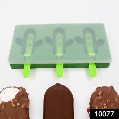 3-Cavity Cactus Popsicle Tray