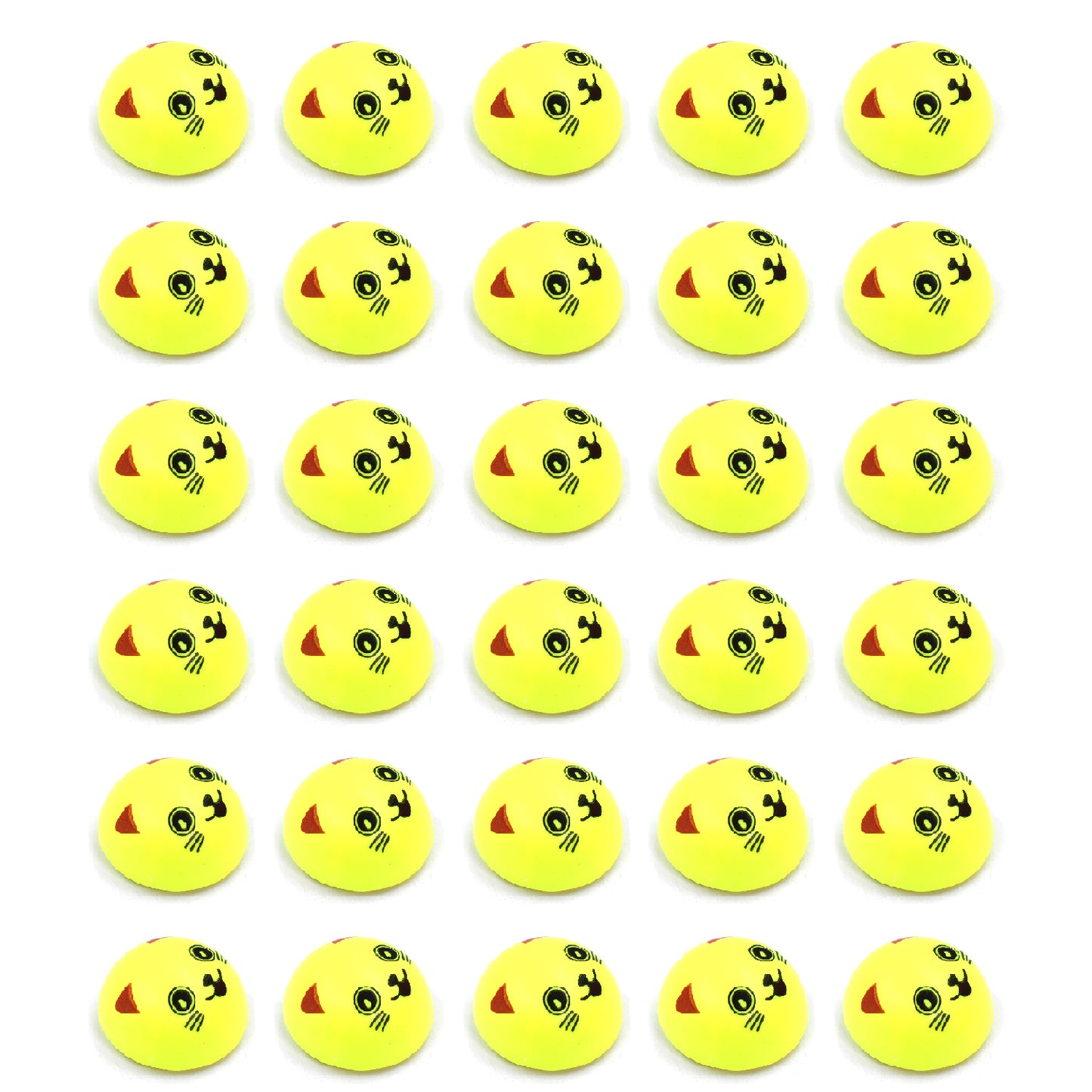 Smiley Face Pull-Back Toy Collection (30pcs)