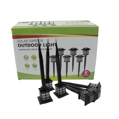 Long-Lasting LED Solar Garden Lights – 6 Pcs