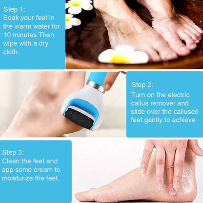 USB Powered Foot File - Smooth Feet in Minutes