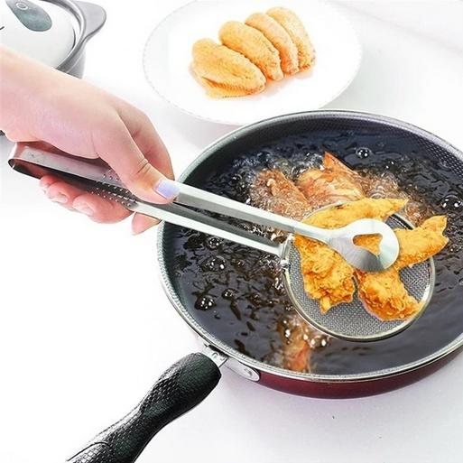 2-in-1 Kitchen Frying Spoon & Oil Strainer