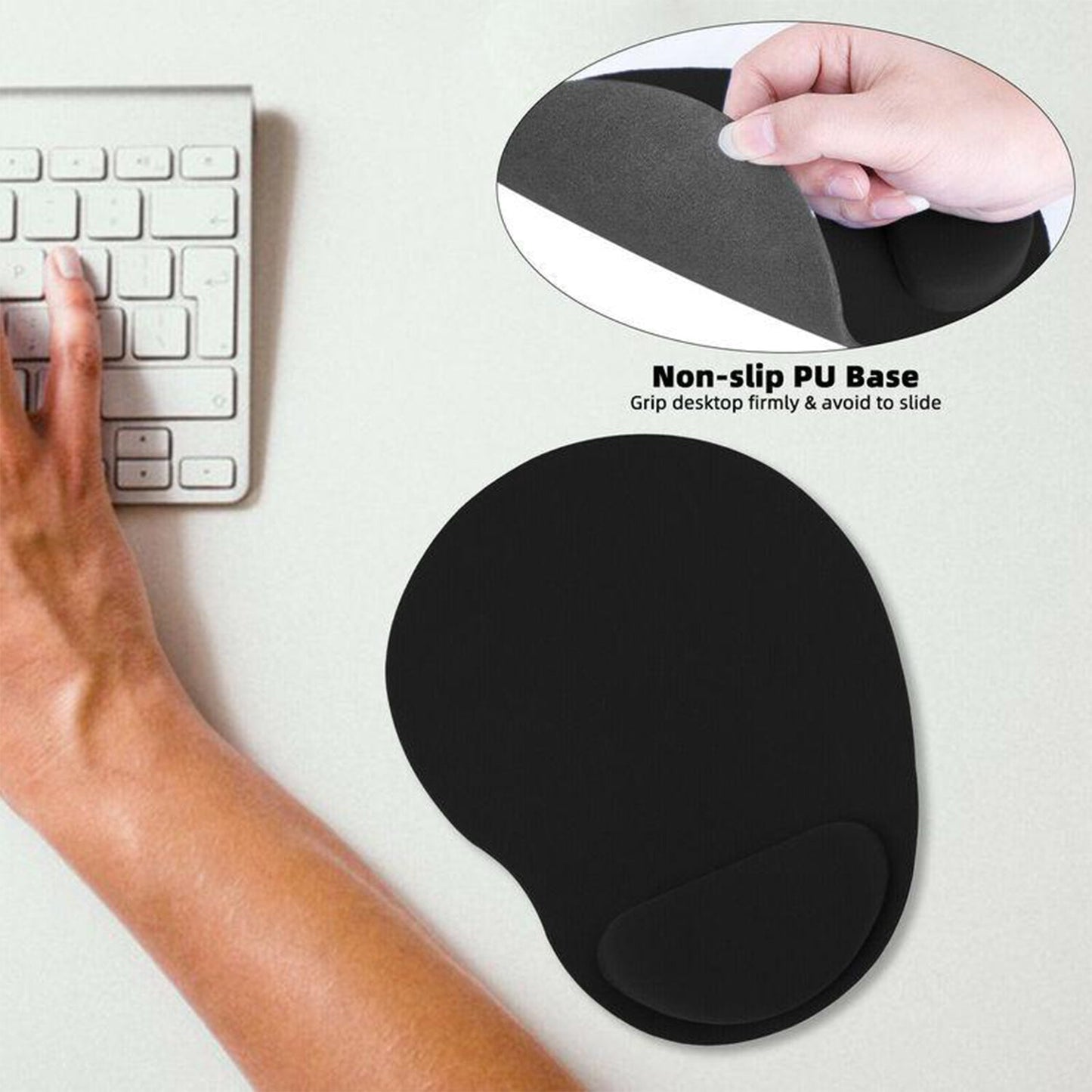 Ergonomic Mouse Pad with Wrist Rest