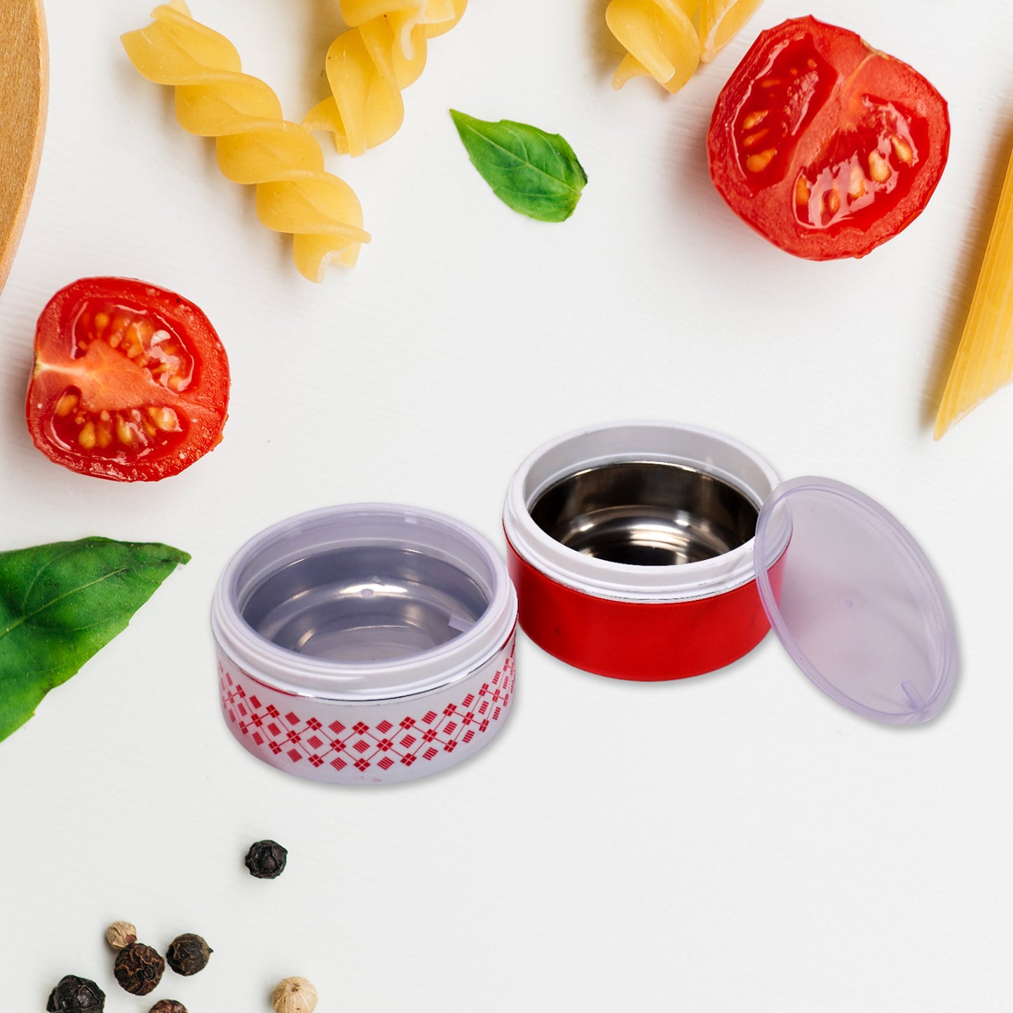 2-Layer Blue Lunchbox with 3 Containers