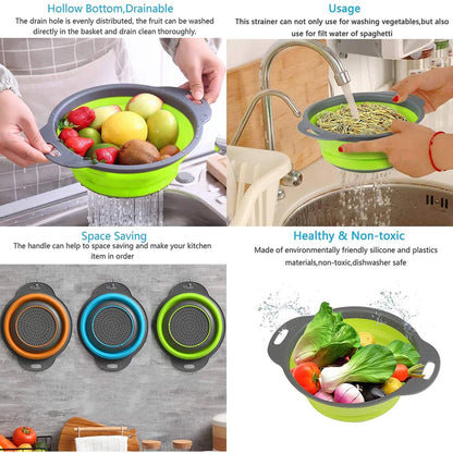 2996 Round Small Silicone Strainer Widely Used In All Kinds Of Household Kitchen Purposes While Using At The Time Of Washing Utensils For Wash Basins And Sinks Etc.