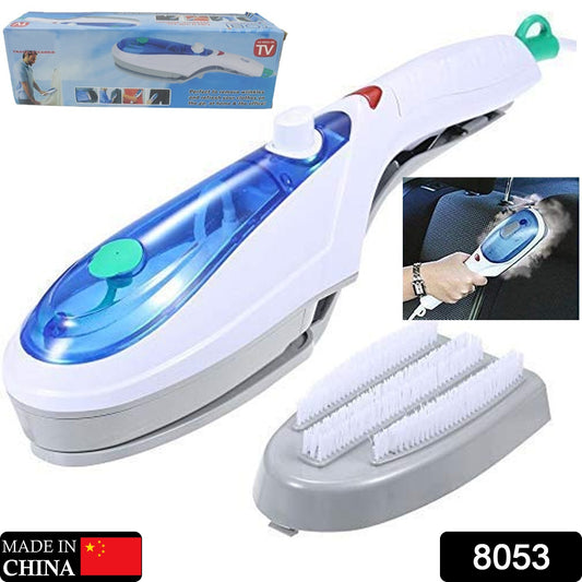 8053 Portable Ironing Machine1 Set Steam Iron Hand Held Crease Removal Portable Ironing Clothes Abs Brush Plush Toy Garment Steamer For Home Steam Iron For Clothes Travel Steamer