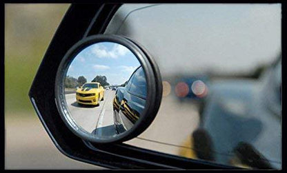 Blind Spot Convex Mirrors - 2-Pack for Cars