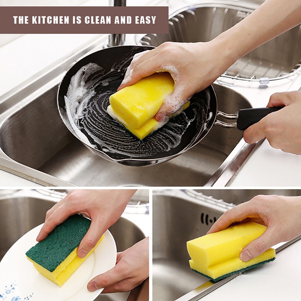 2-in-1 Kitchen & Bathroom Scrub Pad