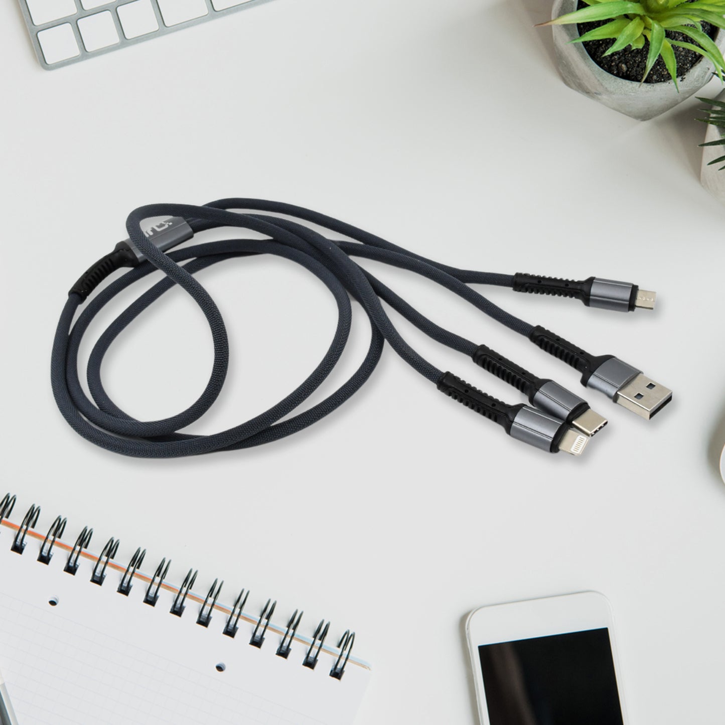 Universal 3-in-1 Charging Cable (1m)