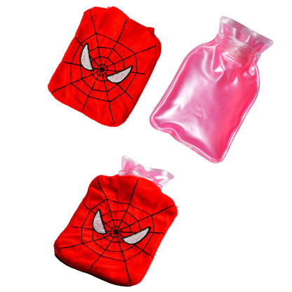 Pain Relief Hot Water Bag with Spiderman Cover