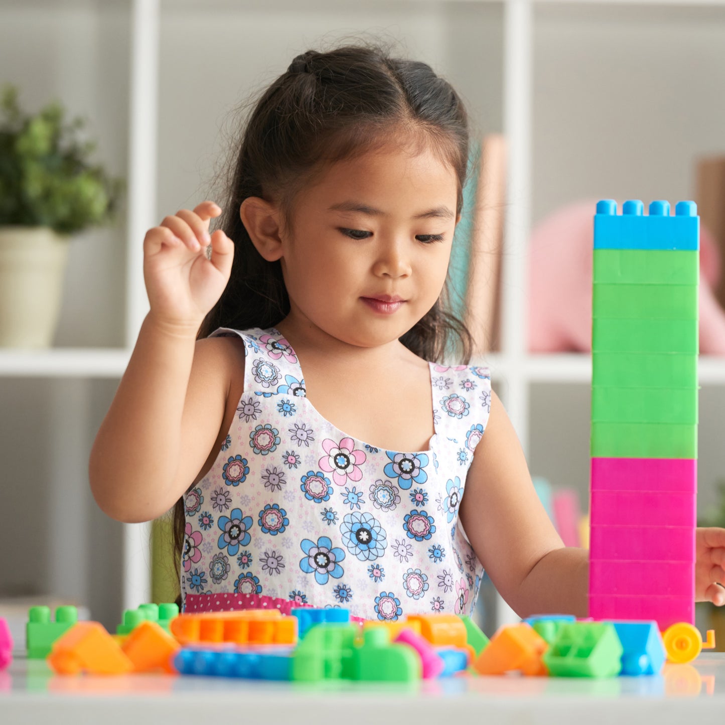 Multicolor Building Blocks Set for Kids – 60 Bricks