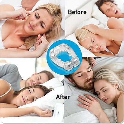 Silicone Magnetic Anti-Snoring Device for Sleepers