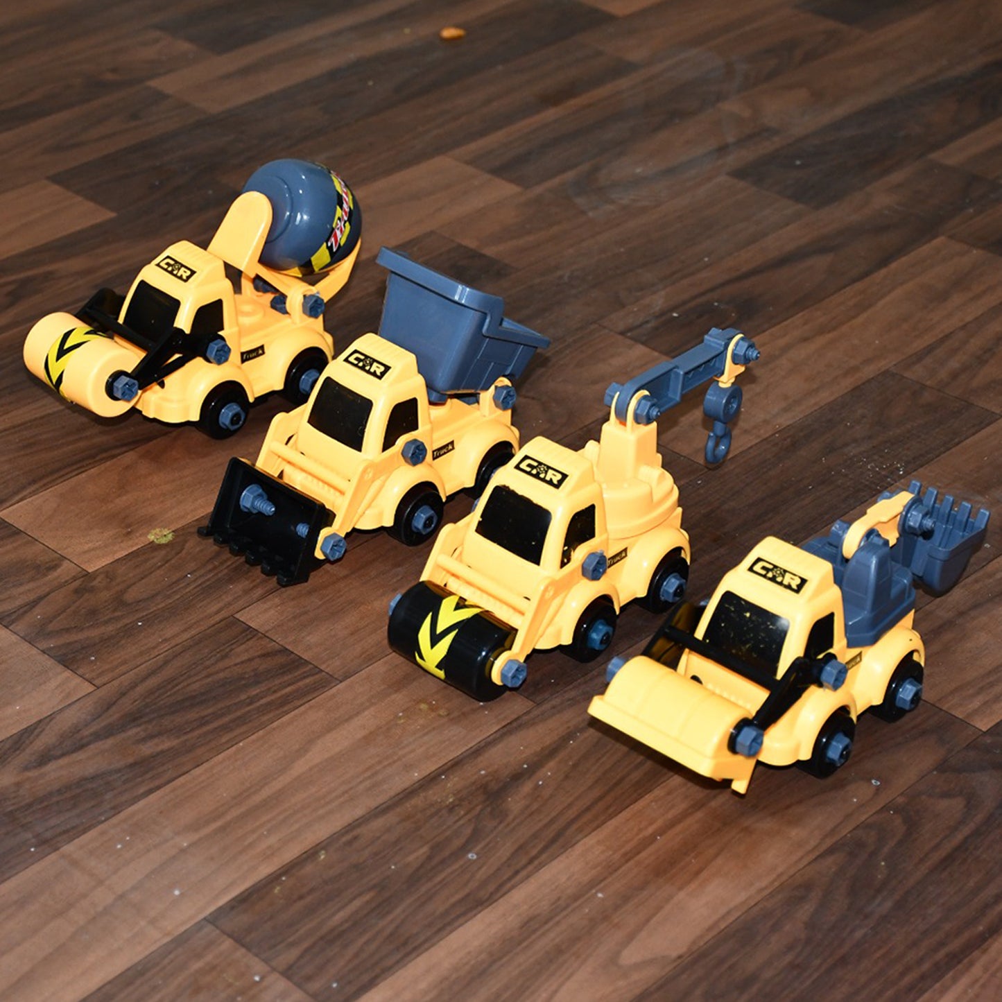 High-Simulation Engineering Vehicle Toy Set (4-Pack)