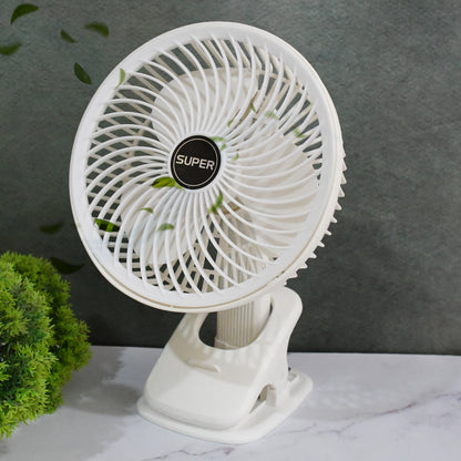 Multifunctional Usb Desk Fan Clipped Fan (1 Pc  With Color Box)