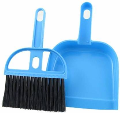 2213 Mini Dustpan With Brush Broom Set For Multipurpose Cleaning - 2 Pcs