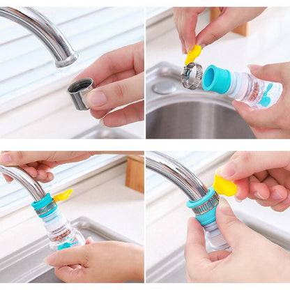 Expandable Splash-Proof Faucet Valve