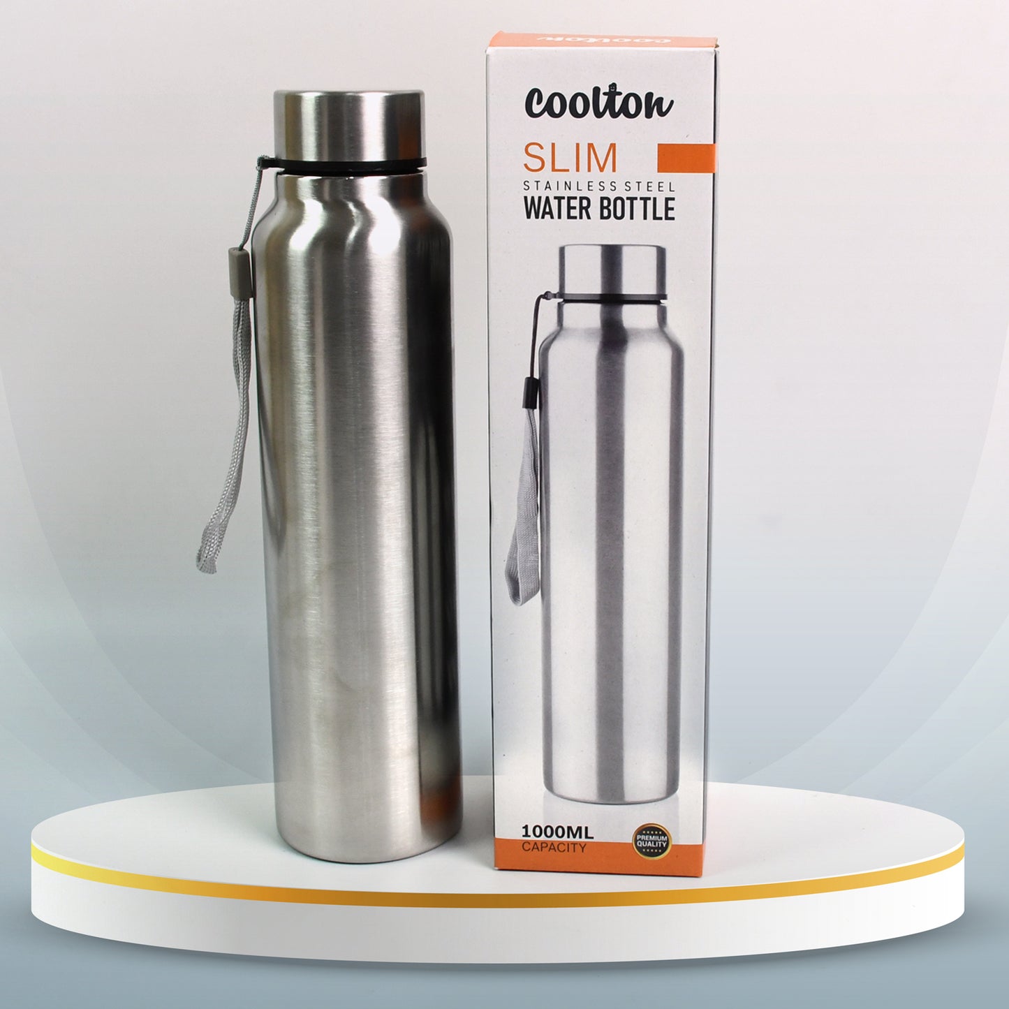 1L Stainless Steel Drink Bottle - Insulated