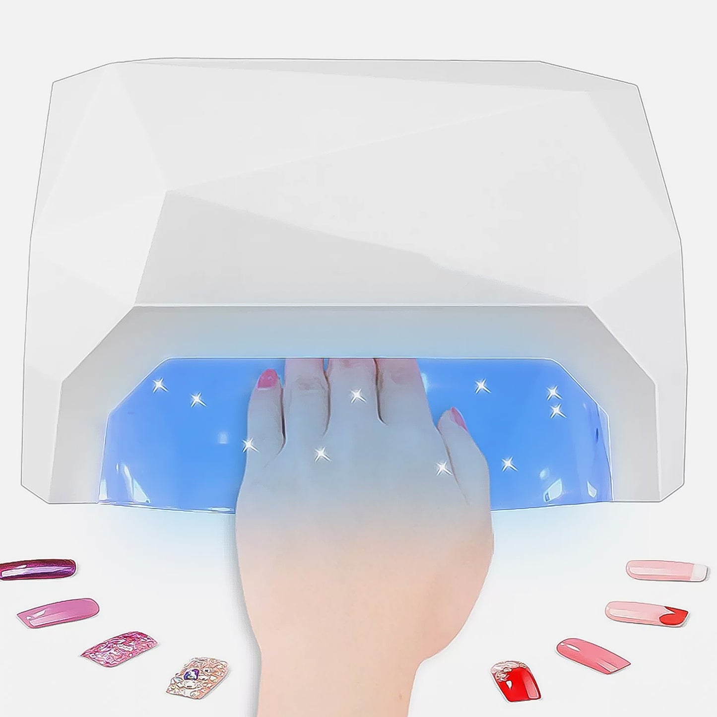 18w Led Uv Lamp Nail Dryer Gel Nail Lamp Nail Polish Curing Lamp (1 Pc)