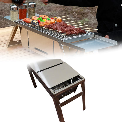 Travel-Friendly Stainless BBQ Grill