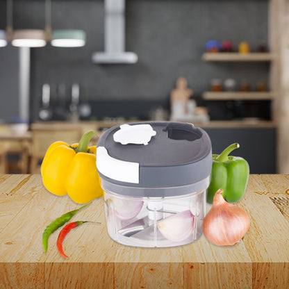 2-in-1 Kitchen Chopper & Slicer - 600ml