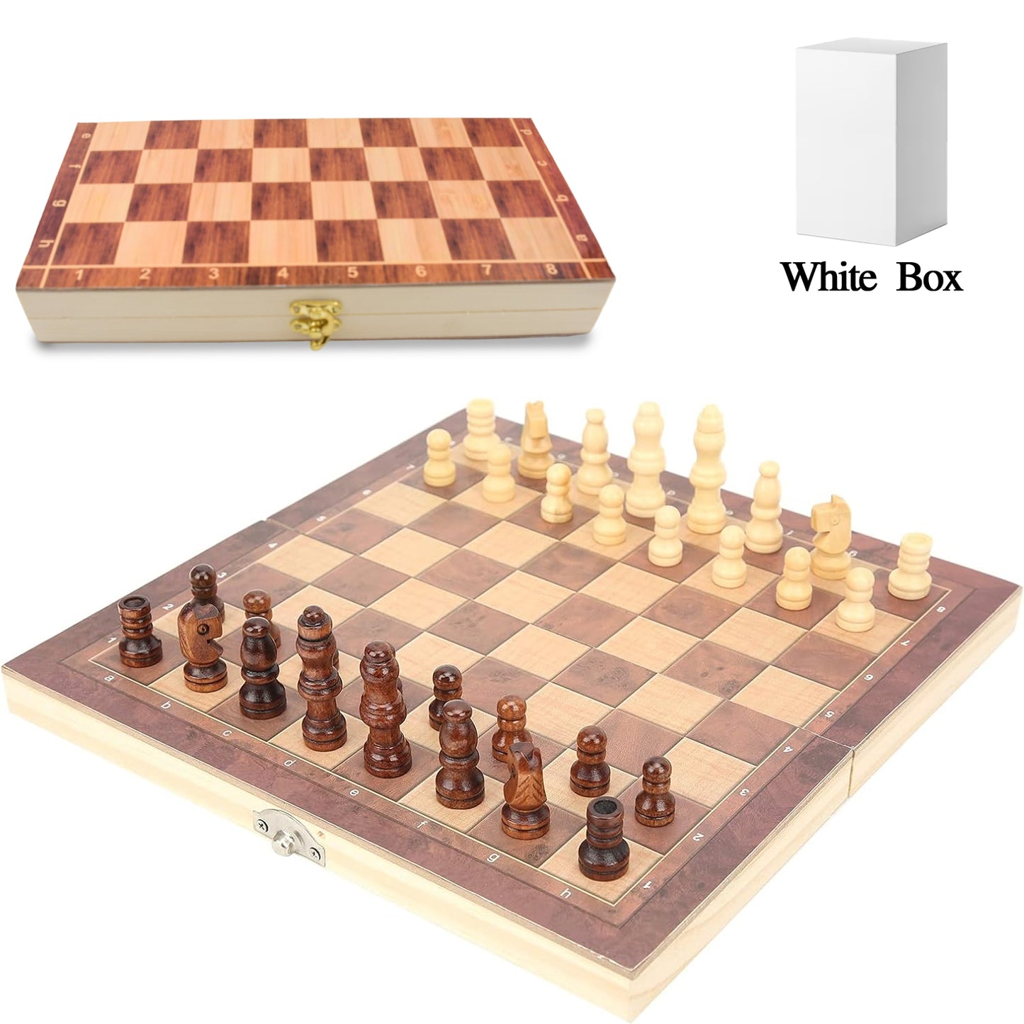 Portable Foldable Chess Set (30x30 cm)