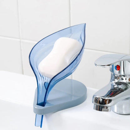 Plasticleaf Shape Soap Box  Soap Holder (1 Pc  With Color Box)