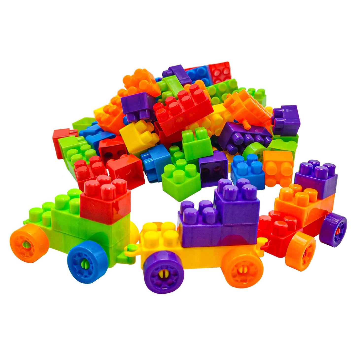 Multicolor Building Blocks Set for Kids – 60 Bricks