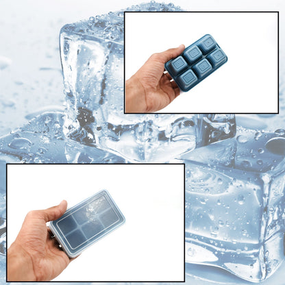 6-Grid Silicone Ice Cube Tray