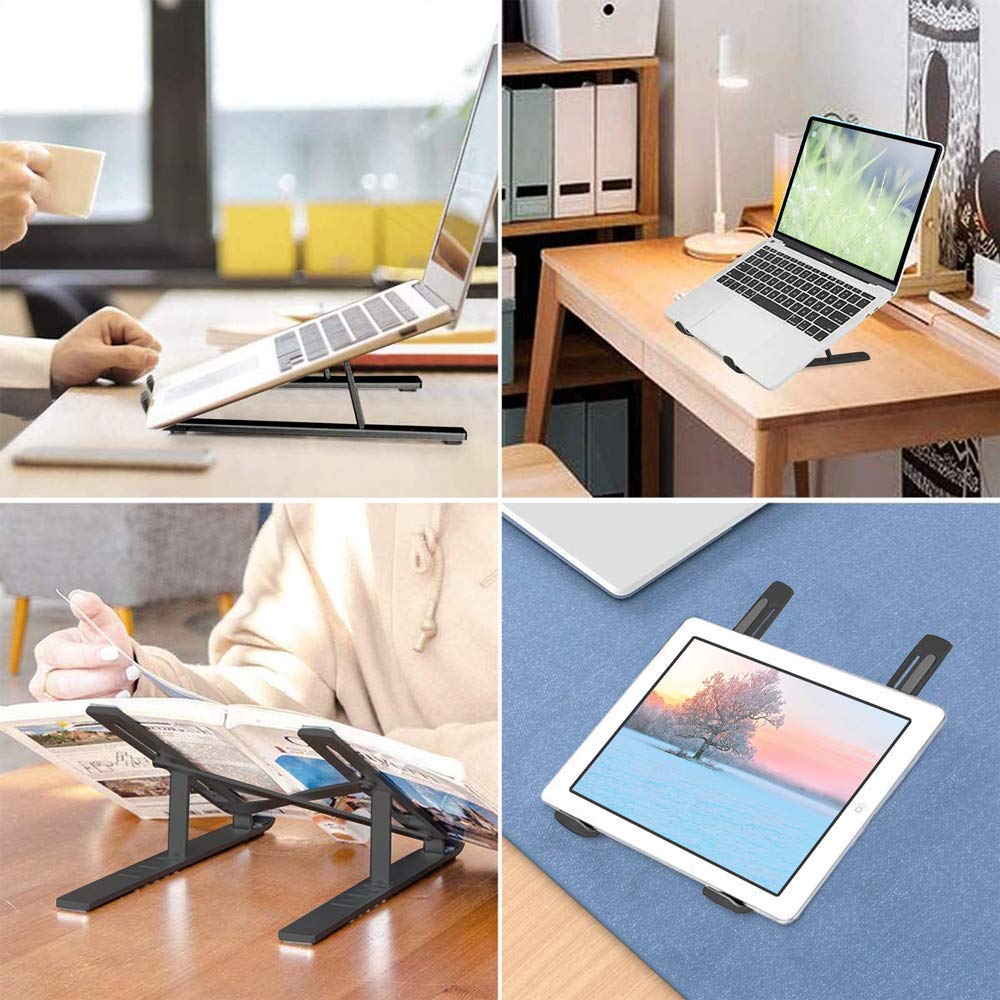 Adjustable Laptop Stand with Foldable Legs