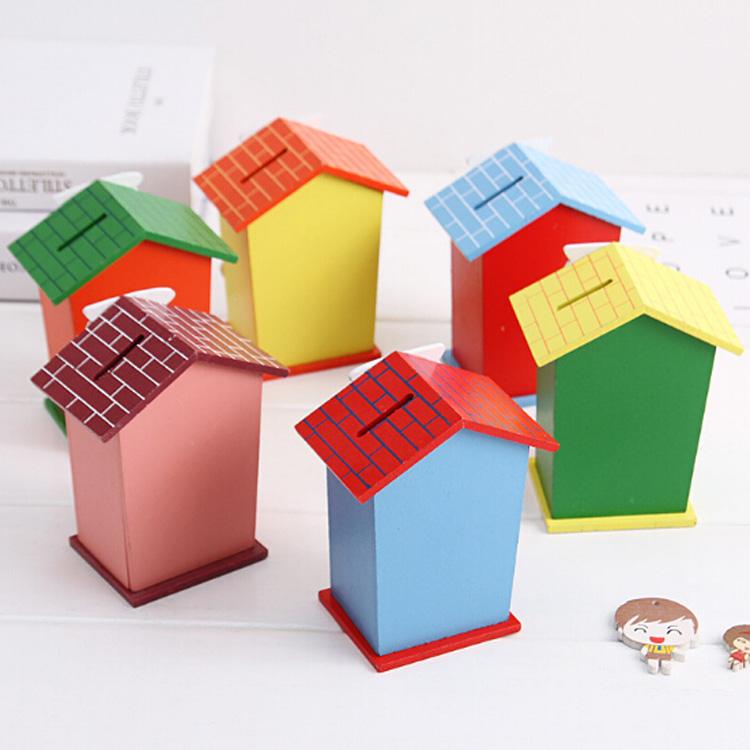 Lovely Cartoon House-Shaped Money Bank