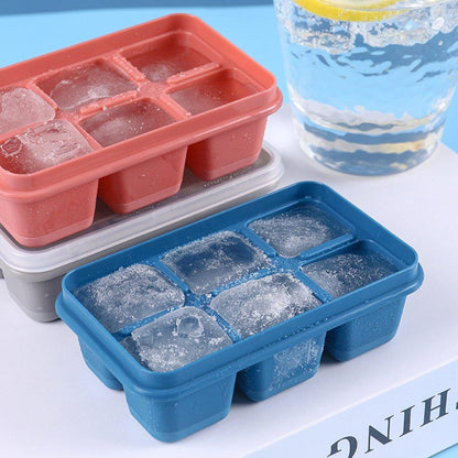 6-Grid Silicone Ice Cube Tray