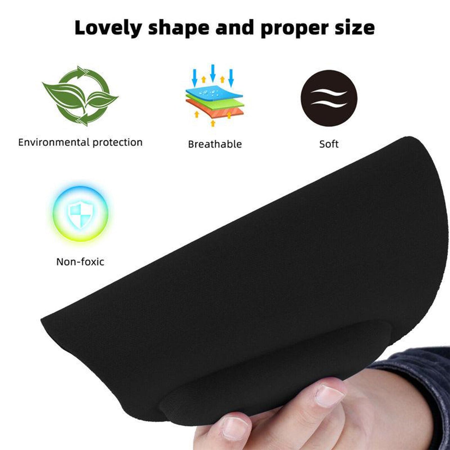 Ergonomic Mouse Pad with Wrist Rest