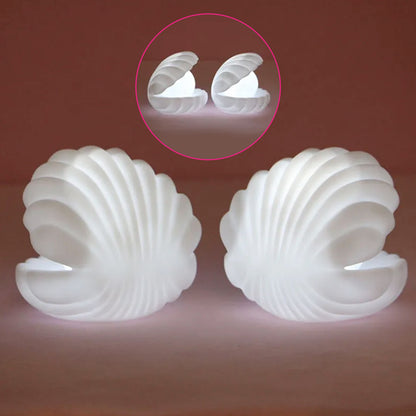 6621 Pearl Shell Night Lamp Decorate Desk Lights Nursery Toy Lamp Led Pearl Shell Night Lights For Bedroom  Home