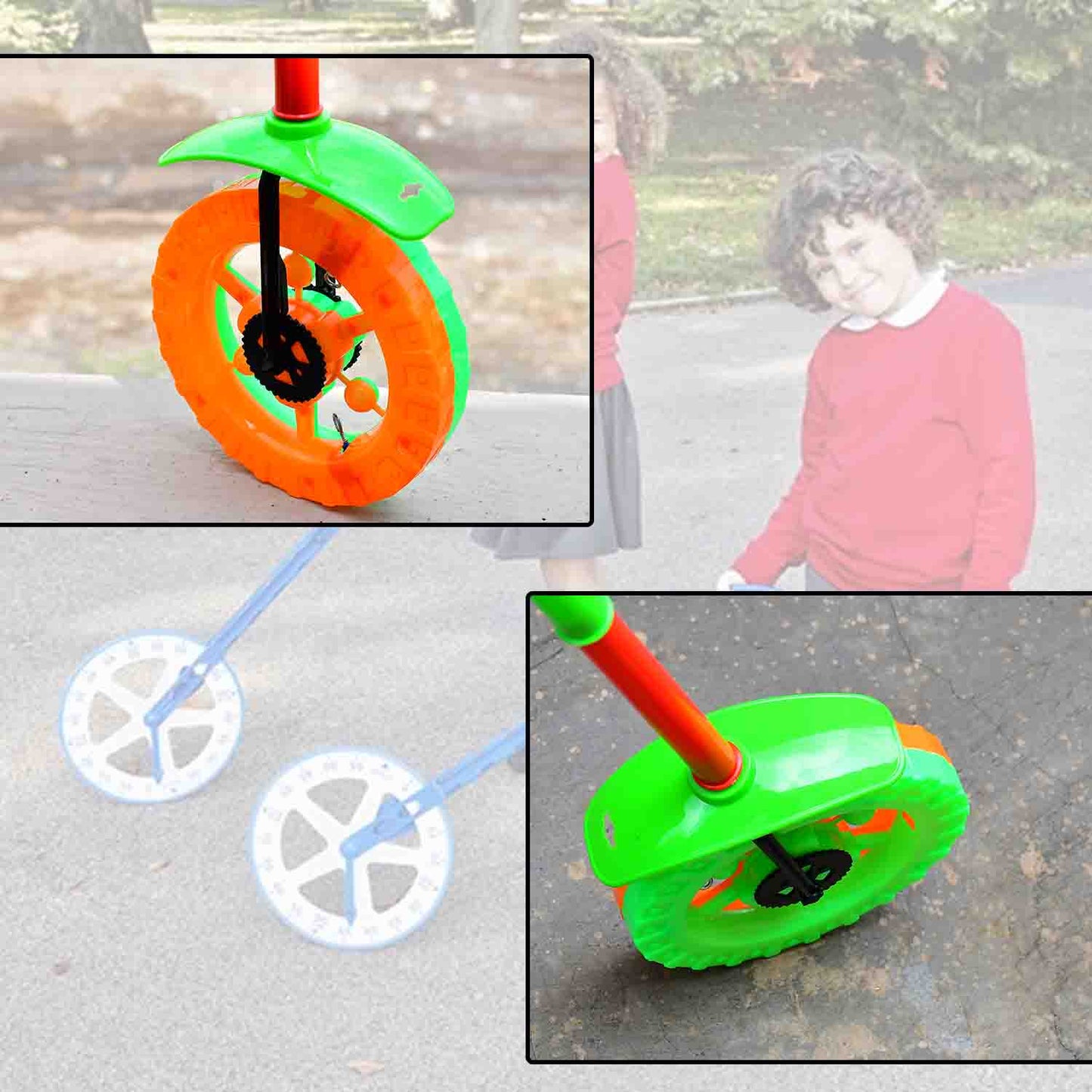 Push Toy with Handle & Glowing Wheels for Kids