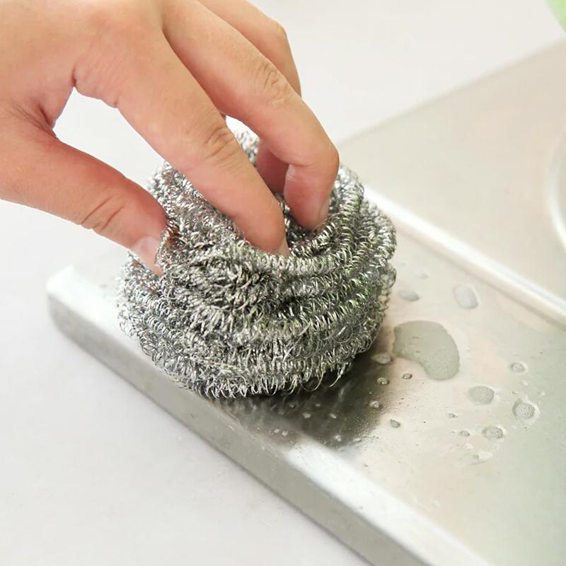 12 Stainless Steel Scrubbing Balls