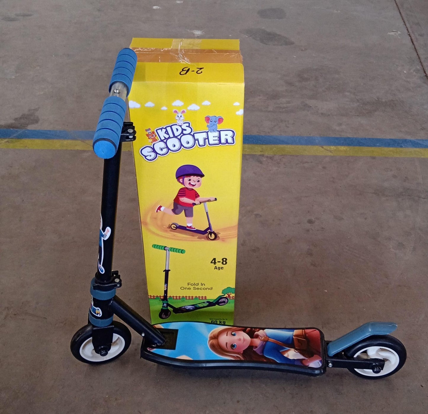 Foldable Kids Scooter with Height Adjustment (Ages 4-8)