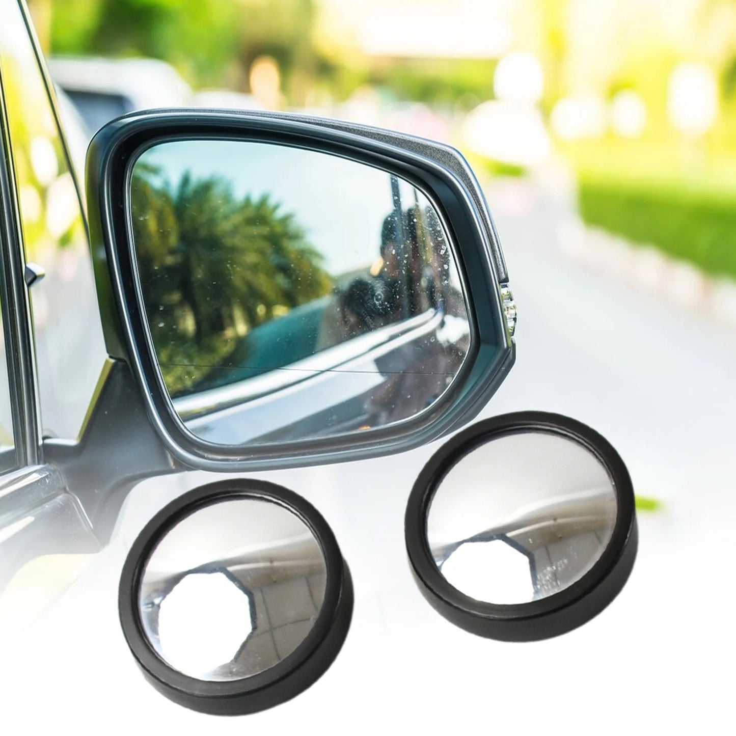 Frameless Blind Spot Mirrors - 2 Pack