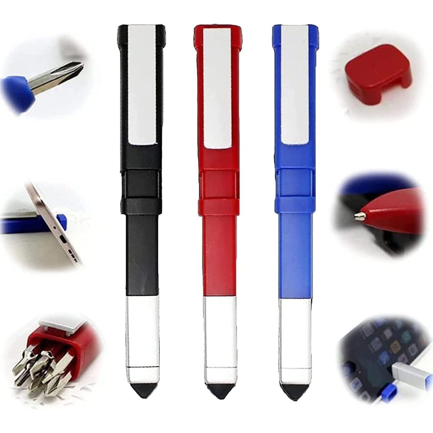 Multi-Function Pen with Phone Holder & Screwdriver Set