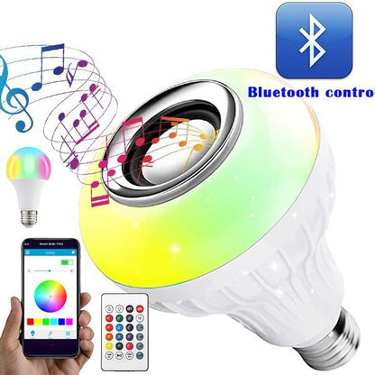 Smart LED Bulb with Bluetooth & Remote Control