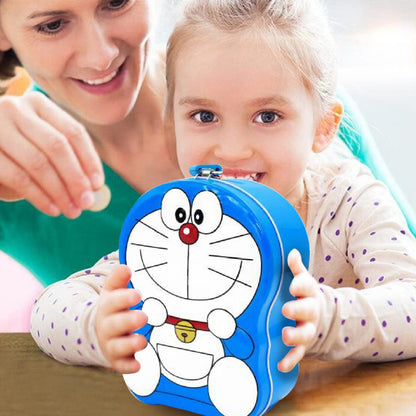 Cartoon Character Metal Piggy Bank for Kids