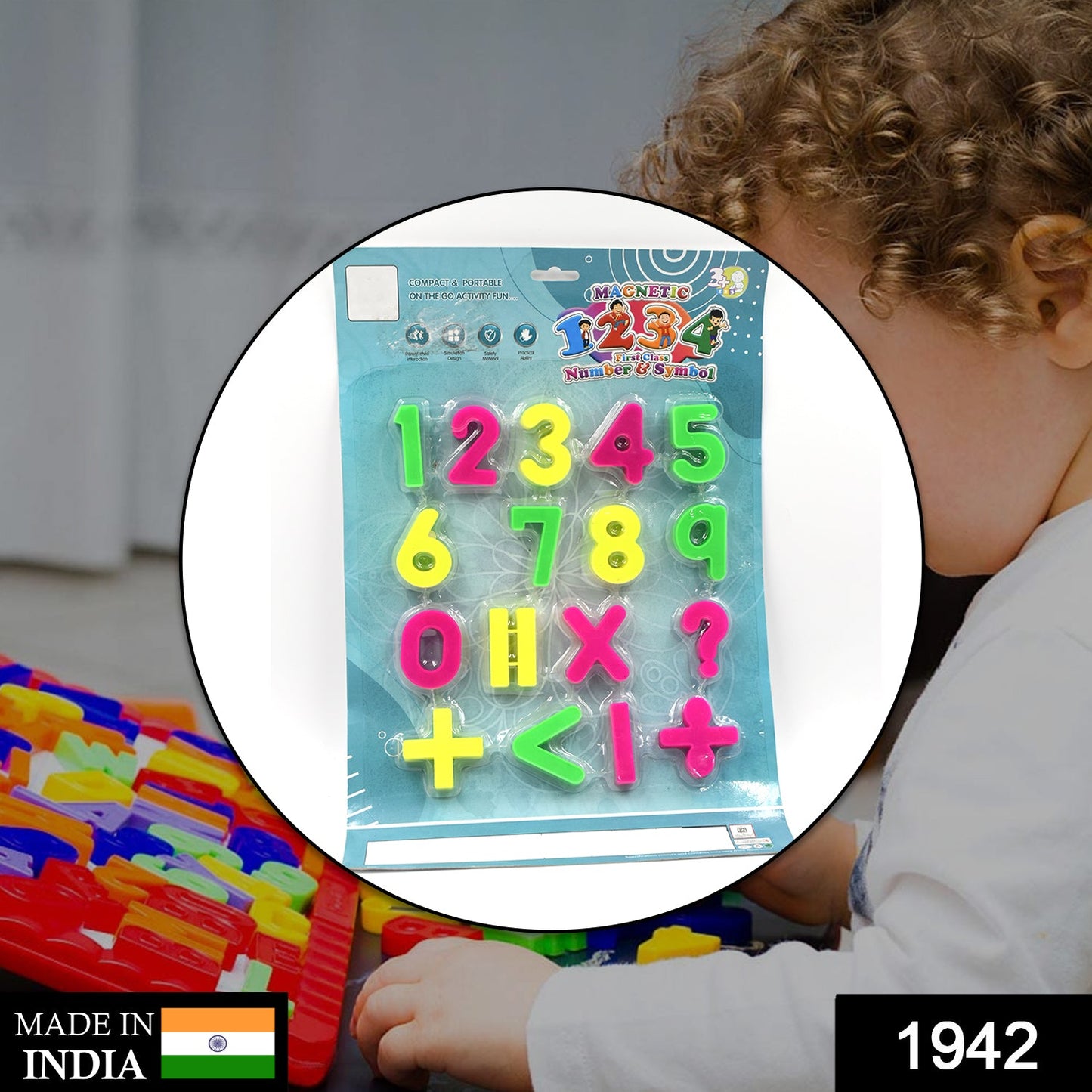 Educational Magnetic Number Toy for Children