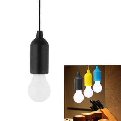 Black LED Pendant with Pull Cord Switch