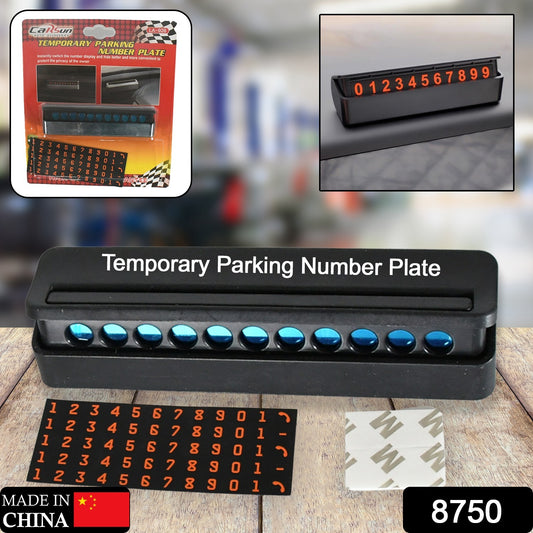 Magnetic Parking Plate with Phone Number