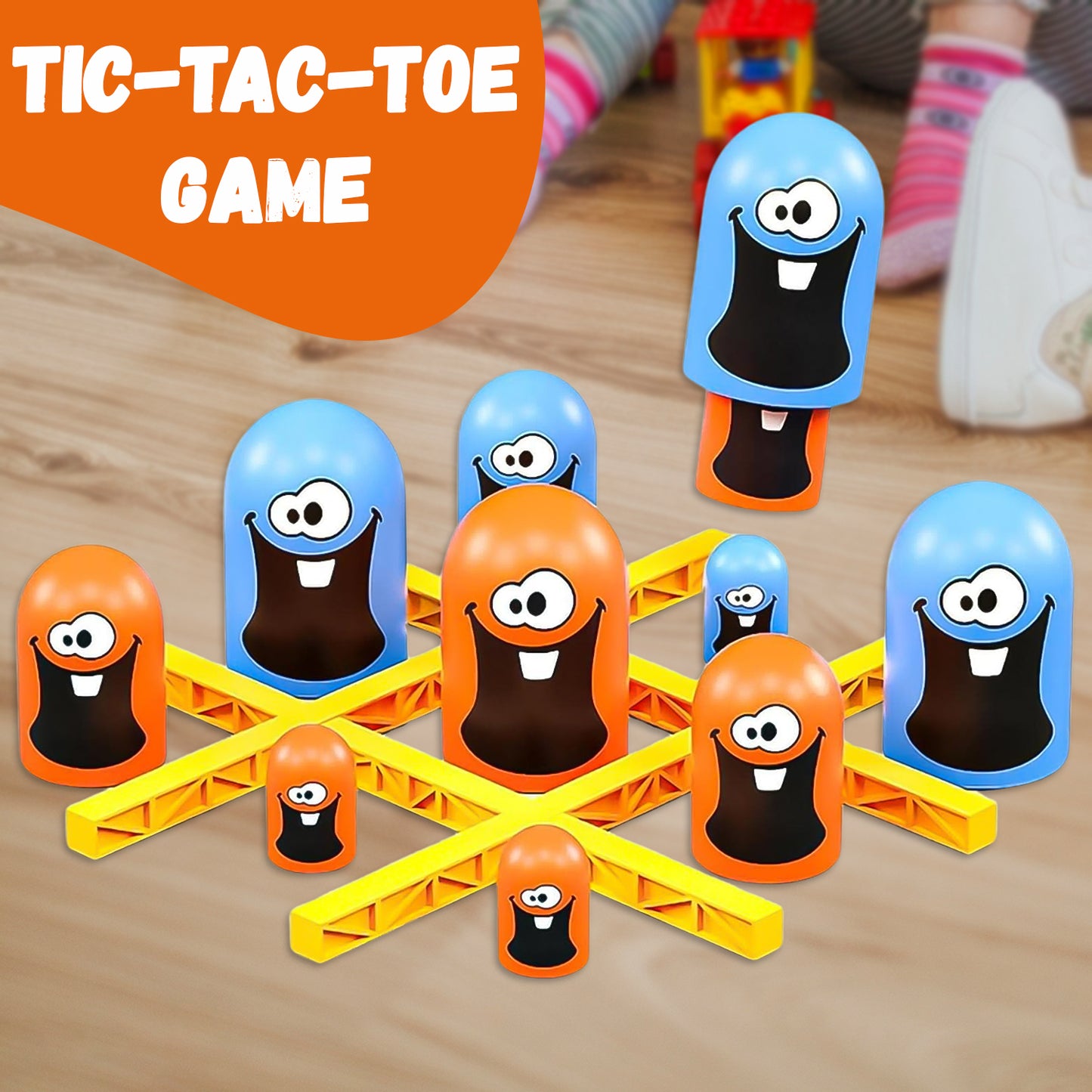 Gobble Tic-Tac-Toe Game Set – Fun Indoor Play