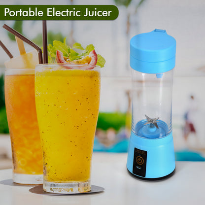 Portable 6-Blade Juicer Cup – USB Rechargeable