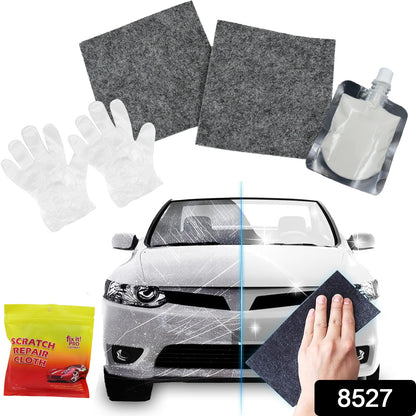 Easy Car Scratch Repair Kit - Nano Cloth & Solution